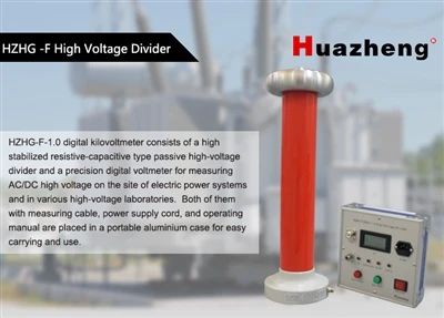 HZHG-F100kV-1.0 100 Bộ chia điện áp cao kỹ thuật số KV AC DC