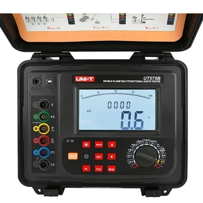 Máy đo đất đa chức năng kẹp đôi Uni-T Ut575b